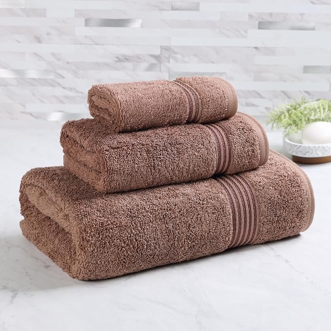 Superior Egyptian Cotton 3-Piece Towel Set, Basic Towels - Image 2