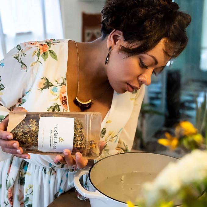 Botanical Facial Steam | 4 Steams | Organic Skin Care | All Skin Types | Cleanse - Image 3