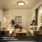 LB72120 LED Flush Mount Ceiling Light, 12 inch, 15W Dimmable 1200lm, 3000K Warm - Image 3