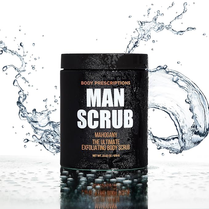 Body Prescriptions Men’s Exfoliating Body Scrub – Ultimate Skin Cleansing Wash - Image 3
