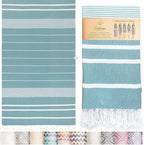 Premium Turkish Beach Towel – Lightweight, Quick Dry Beach Towel, 100% Cotton – by MEBIENTOUCHEDELANATURE