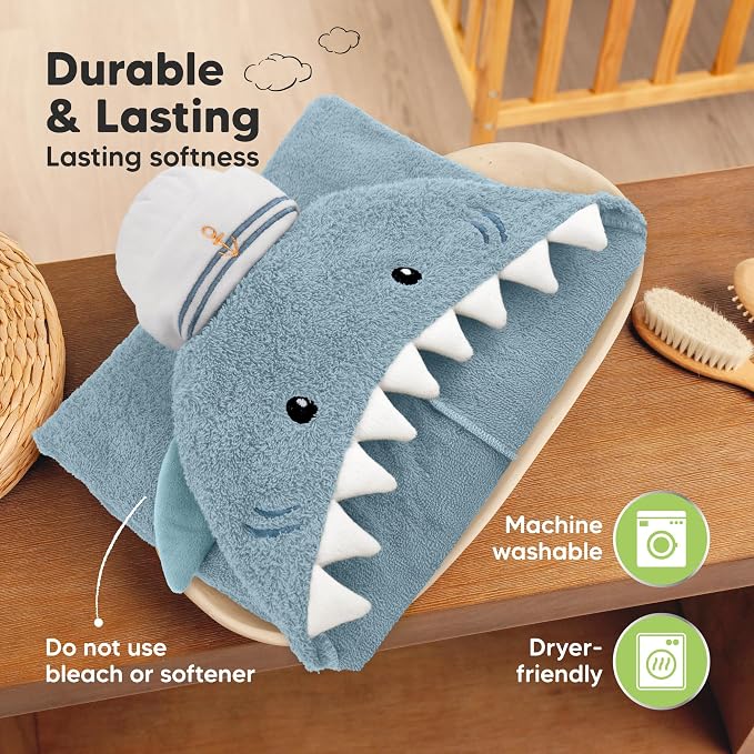 KeaBabies Organic Baby Towel - Image 7