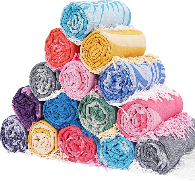 Genovega 6 Packs Oversized Turkish Beach Towels Set 74"x38" Extra Large Sand - Image 6