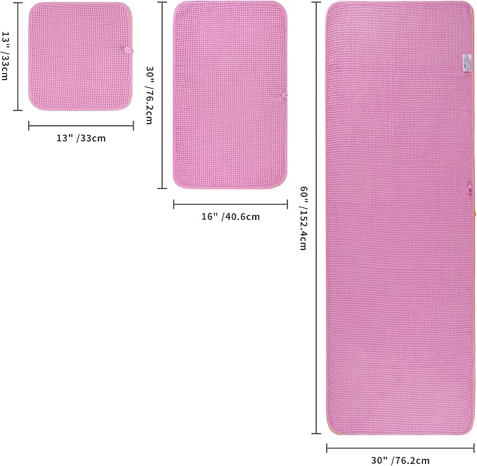 POLYTE 430 GSM Microfiber Quick Dry Lint Free Oversize Bath Towel Set, 6 Piece - Image 2