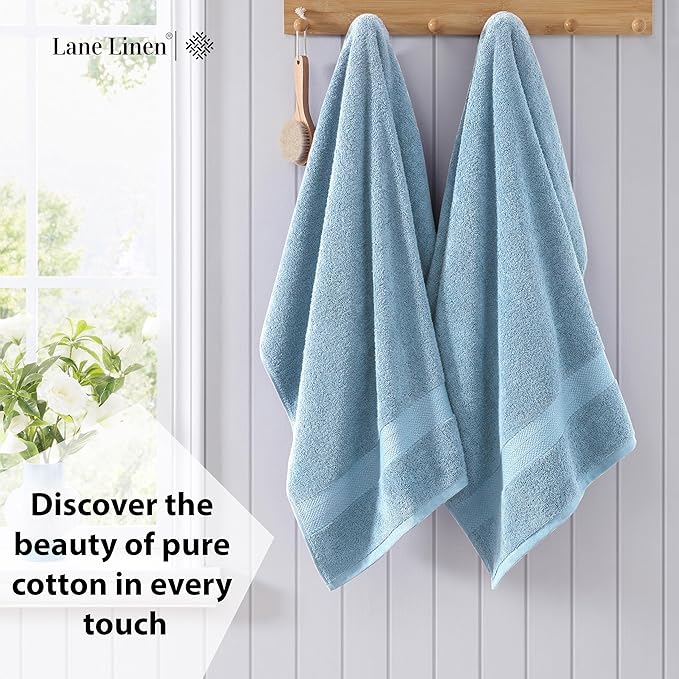 LANE LINEN 100% Ring Spun Cotton Bath Sheets - Image 3