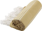 Cacala Lightweight and Thin Turkish Beach Towel 100% Cotton Sand-Free and - Image 5