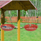 VUWEZ Hanging Bird Bath, Hanging Bird Water Feeder - Image 5
