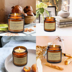 YFYTRE 4 Pack Scented Candle Set Soy Wax Candles, Aromatherapy Candles - Image 5