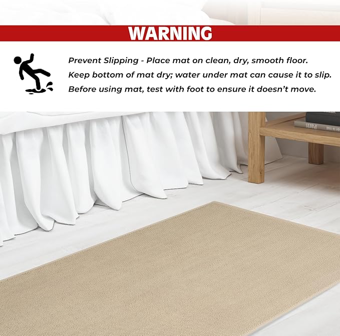Cotton Paradise 100% Cotton Non Slip Bath Mats - Image 6