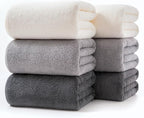 Lumimi Towels 6 Piece Multicolour Soft Microfiber Bath Towel Set Incredibly by Lumimi