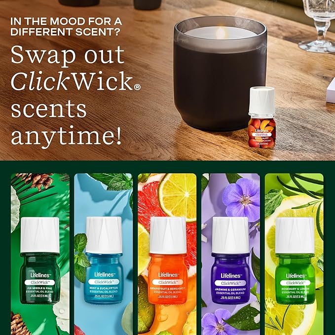 ClickWick Essential Oil Blends for Lifelines Diffusers, Plant & Shower - Image 5