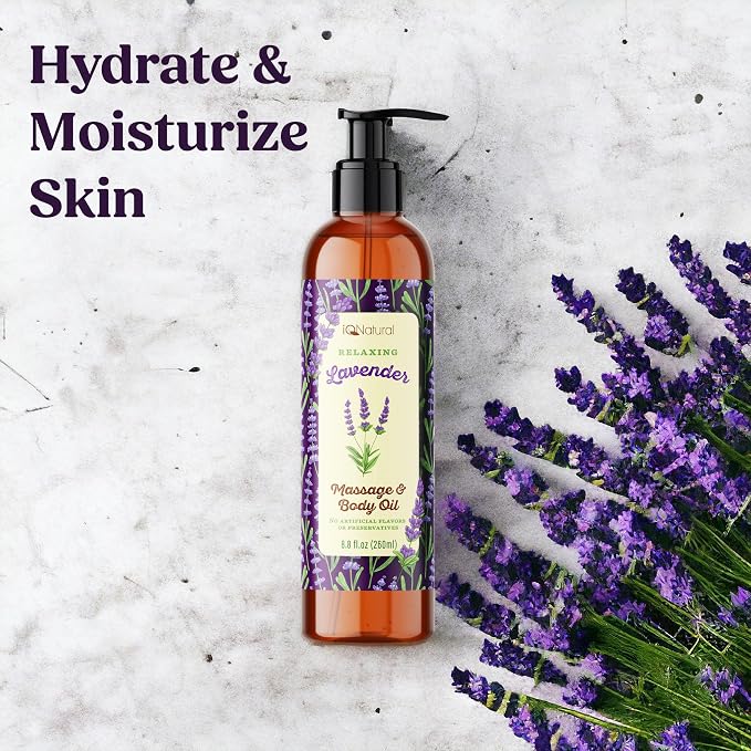 IQ Natural Organic Lavender Body Oil - Image 2