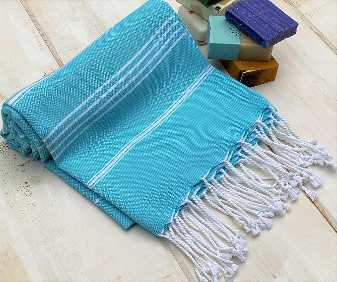 Beach Towel 100% Cotton Turkish Beach Towel Adult 38x70 Inch Pre-washed - Image 7