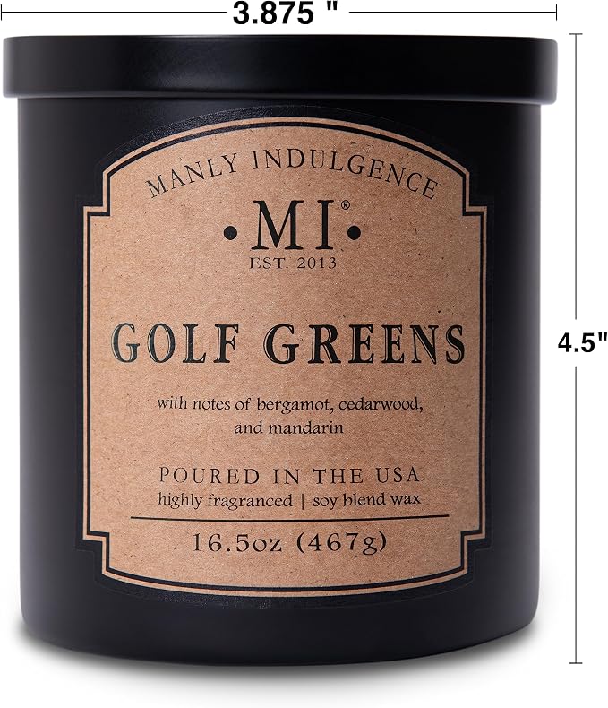 Manly Indulgence Golf Greens Scented Candles - Image 4