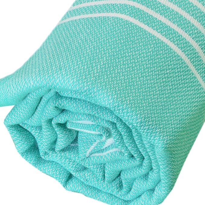 Bersuse Towels Anatolia XL Beach Blanket Throw Blanket Turkish Towel 100% - Image 7