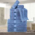 Superior Egyptian Cotton Pile 9 Piece Towel Set, Includes 3 Bath, 3 Hand by SUPERIOR
