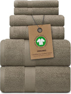 Alusa Home 100% Organic Zero-Twist Cotton Towels by AlusaHome