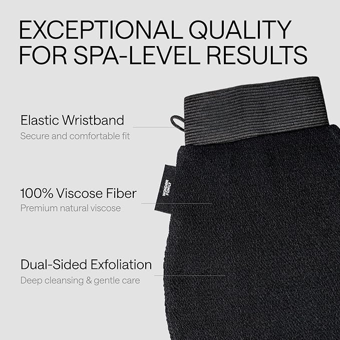 Korean Exfoliating Glove for Shower – Deep Body Scrubber & Face Exfoliator – - Image 4