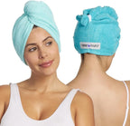Turbie Twist 2-Pack Microfiber Hair Towel - Image 2