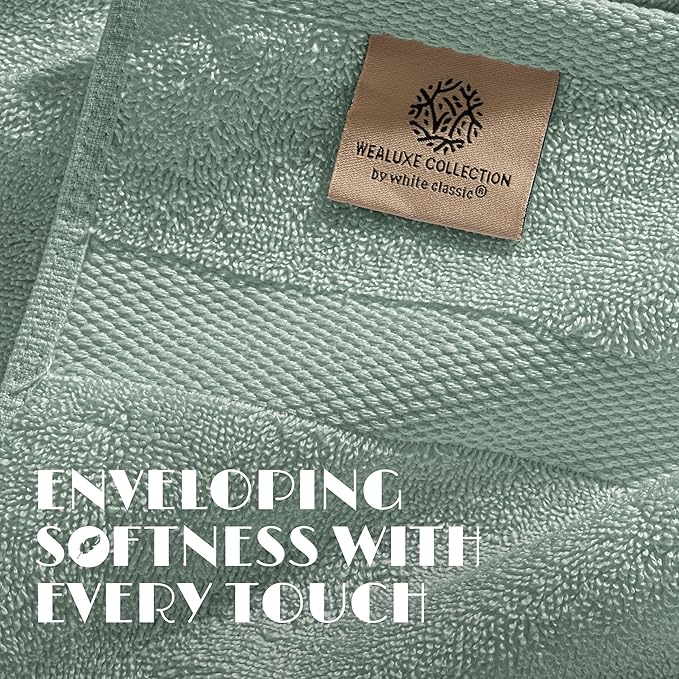 White Classic Luxury Soft Bath Sheet Towels - Image 3