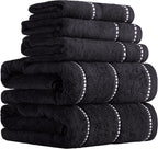Lavish Home 6 Piece Bathroom Towels Set by LavishHomeCollection