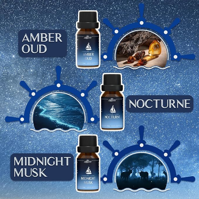 SALUBRITO Cologne Fragrance Oils, Premium Essential Oil Set - Image 4