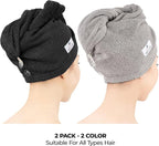 American Soft Linen 100% Cotton Hair Towels - Image 2