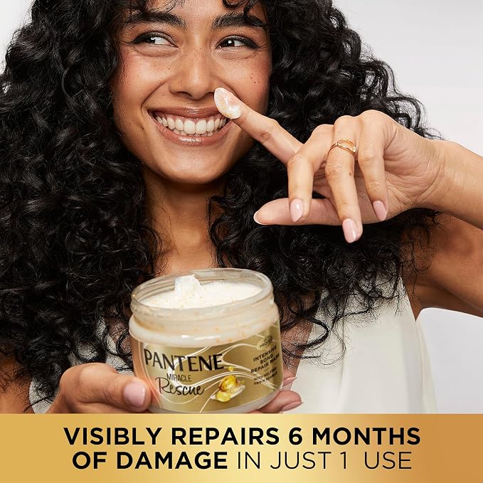 Pantene Miracle Rescue Hair Mask, Intensive Bond Repair - Image 7