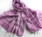 Cacala Lightweight and Thin Turkish Beach Towel 100% Cotton Sand-Free and - Image 2