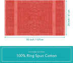 Pleasant Home Bath Towels Set of 6 100% Cotton, 515 GSM | Lightweight, Soft & - Image 8