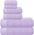 Ultra Soft 6 Pack Cotton Towel Set, Contains 2 Bath Towels 28x55 inch, 2 Hand by Unknown