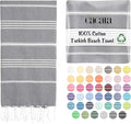 Cacala Lightweight and Thin Turkish Beach Towel 100% Cotton Sand-Free and by Cacala