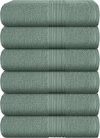 Belizzi Home Ultra Soft 6-Piece Hand Towel Set 16x28-100% Ringspun Cotton by Unknown
