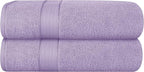 GLAMBURG 700 GSM Premium Cotton 2-Pack Oversized Extra Large Bath Sheet Set by GLAMBURG