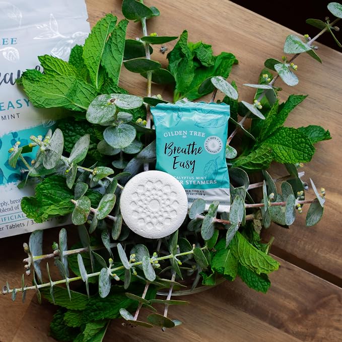 Gilden Tree Shower Steamers Aromatherapy Eucalyptus Mint Essential Oils Stress - Image 8
