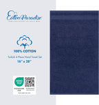 Cotton Paradise Hand Towels for Bathroom, 100% Cotton Turkish 4 Piece Hand - Image 4