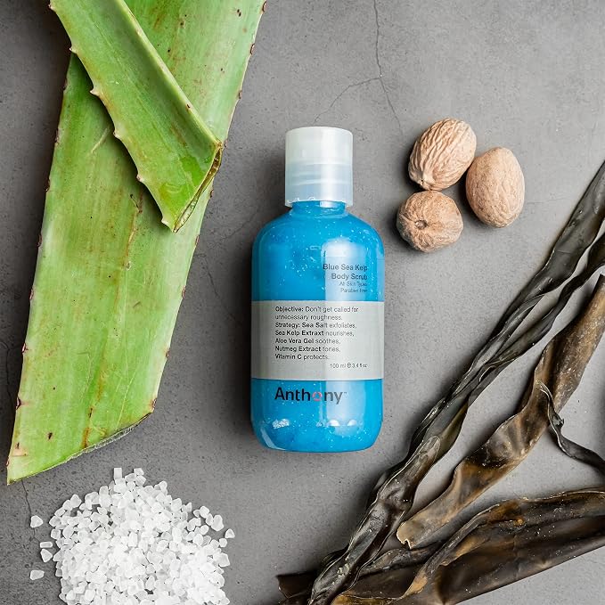 Anthony Exfoliating Body Scrub – Sea Salt, Vitamin C, And Aloe Vera Deep Cleans - Image 4