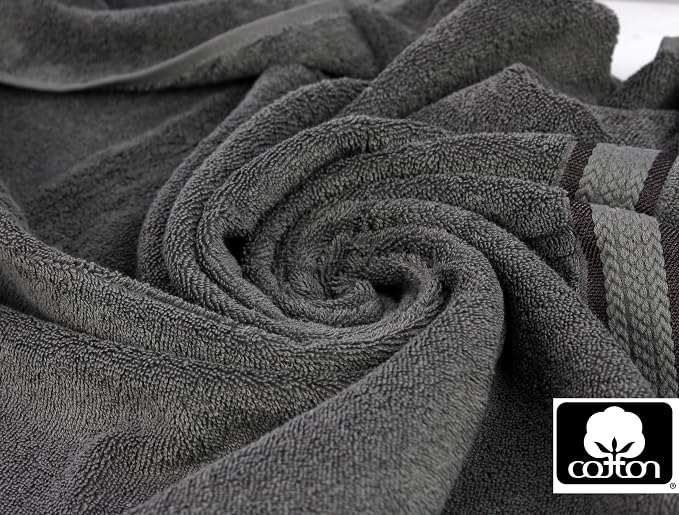 COTTON CRAFT - 4 Pack -Ultra Soft Oversized Extra Large Bath Towels 30x54 - Image 6