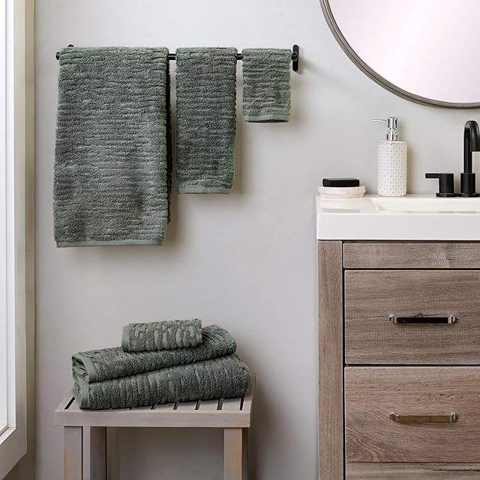 SKL Home CloudSoft 100% Cotton Luxury 6-Piece Towel Set, 600 GSM, Ultra Plush & - Image 4