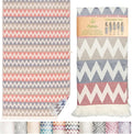 Turkish Beach Towel 35”x67” – 100% Cotton, Quick Dry, Lightweight Oversized by MEBIENTOUCHEDELANATURE