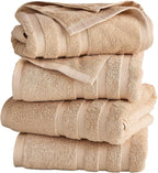 Bath Towels 4 Pack, 30 x 60 Inches, Large 100% Cotton Towels, Comfortable - Image 8