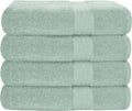 GLAMBURG Premium Cotton 4 Pack Bath Towel Set by GLAMBURG