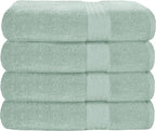 GLAMBURG Premium Cotton 4 Pack Bath Towel Set by GLAMBURG