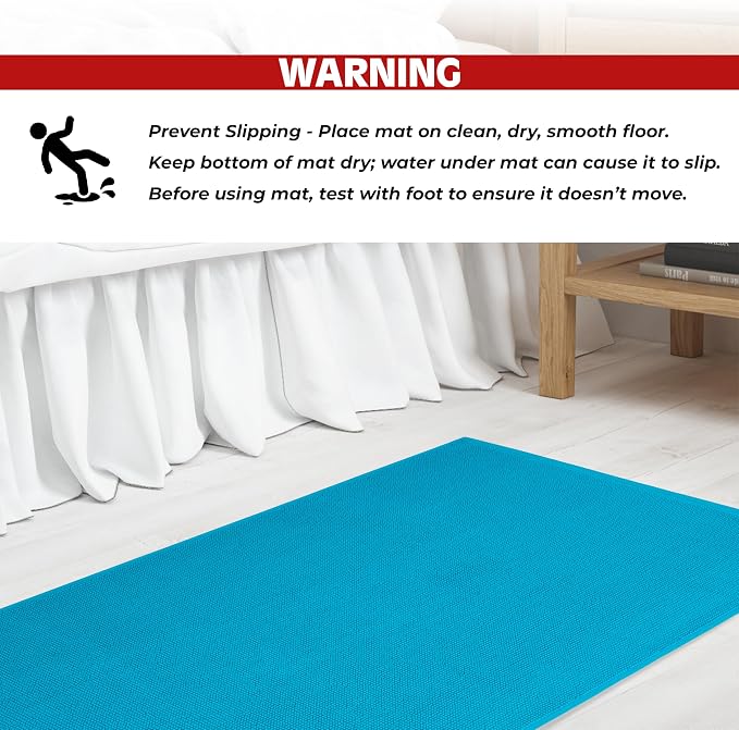 Cotton Paradise 100% Cotton Non Slip Bath Mats - Image 6