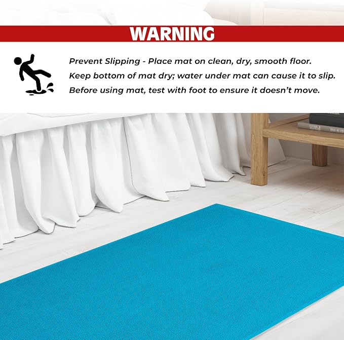 Cotton Paradise 100% Cotton Non Slip Bath Mats - Image 6