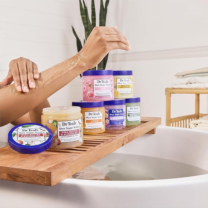 Dr Teal's Shea Sugar Sleep Scrub, - Image 7