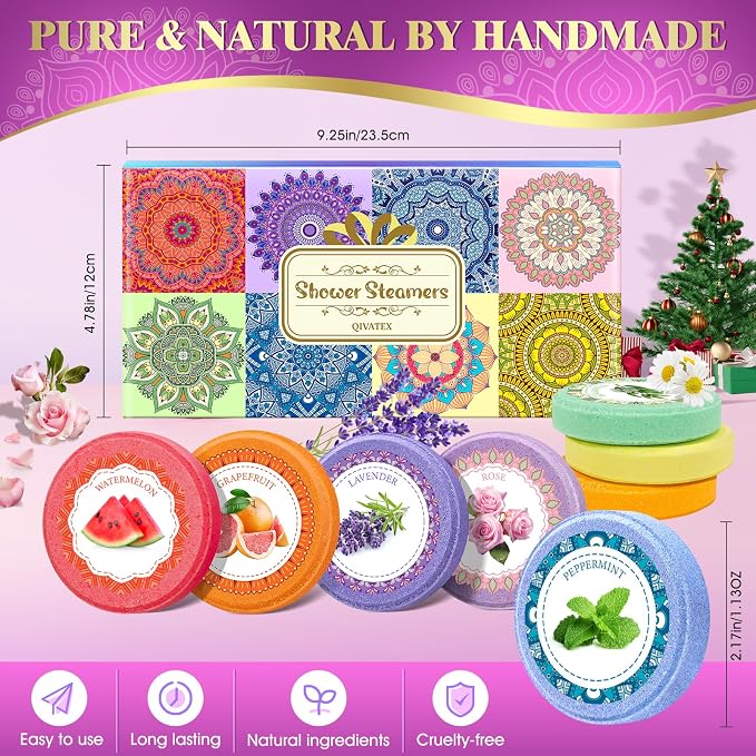 Qivatex Shower Steamers Aromatherapy, Mothers Day Gifts - Image 7