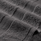 White Classic Dark Gray Washcloths Set - Image 8