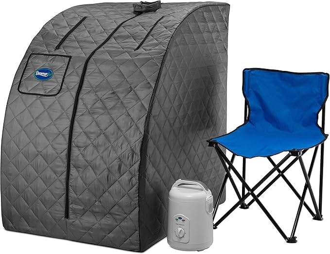 Durasage Lightweight Portable Personal Steam Sauna Spa - 800W Steam Generator by Durasage