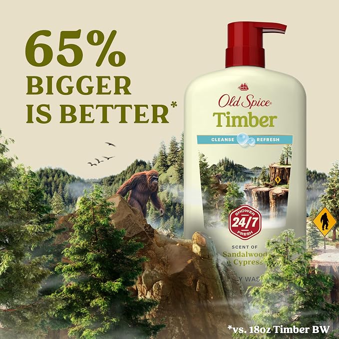 Old Spice Cleansing Body Wash for Men, 24/7 Shower Fresh - Image 8